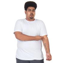 Camiseta Masculina Plus Size Básica Algodão