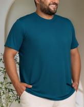 Camiseta Masculina Plus Size - Básica Lisa G1 Ao G5