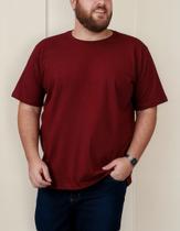 Camiseta Masculina Plus Size - Básica Lisa G1 Ao G5