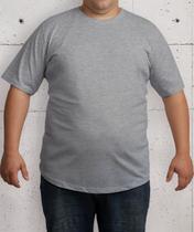 Camiseta Masculina Plus Size - Básica Lisa G1 Ao G5