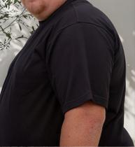 Camiseta Masculina Plus Size - Básica Lisa G1 Ao G5