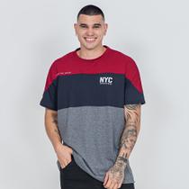 Camiseta Masculina Plus Size Com Recorte 6628-