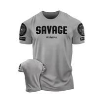 Camiseta Masculina plus Size De Algodão Estampada, Gola Redonda, Para Treino De Verão, Respirável