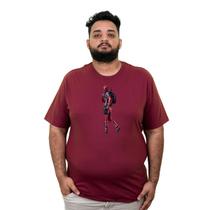 Camiseta Masculina Plus Size Deadpool e Wolverine Pose