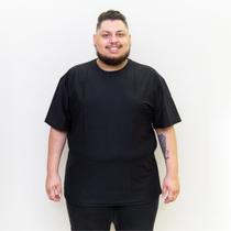 Camiseta Masculina Plus Size G2 G3 G4 Algodão Penteado Luxo