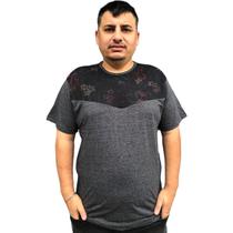 Camiseta masculina plus size grande overcore gangster Camiseta masculina plus size grande overcore gangster