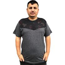 Camiseta masculina plus size grande overcore gangster