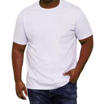 Camiseta Masculina Plus Size Lisa 100% Algodão Tamanho Grande Alta Qualidade Linha Primium