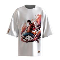 Camiseta Masculina Plus Size Lisa Malherati 100% Algodão Penteado Fio 26.1 Estampa em DTF LF2