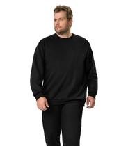Camiseta Masculina Plus Size Manga Longa Diametro Preto Camiseta Masculina Plus Size Manga Longa Diametro Preto