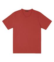 Camiseta Masculina Plus Size Meia Malha Diametro Marrom