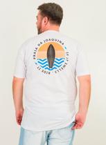 Camiseta Masculina Plus Size Prancha Mar e Céu Urien