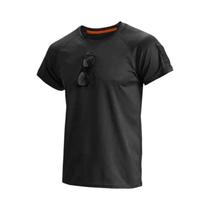 Camiseta Masculina Plus Size - Secagem Rápida e Respirável para Camping e Trekking