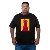 Camiseta Masculina Plus Size Tamanho Especial G1 G2 G3 G4 Algodao Estampa De Garrafa Com Abridor