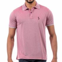 Camiseta Masculina Polo John Pull Manga Curta Moda Casual