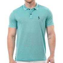 Camiseta Masculina Polo John Pull Manga Curta Moda Casual