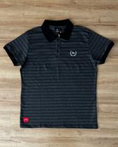 Camiseta Masculina Polo Onbongo Listras - M Camiseta Masculina Polo Onbongo Listras - M