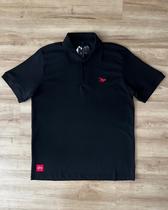 Camiseta Masculina Polo Simples Onbongo - Preto - M Camiseta Masculina Polo Simples Onbongo - Preto - M