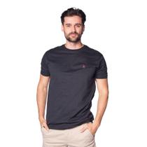 Camiseta Masculina Polo Team Básica Preto