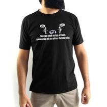 Camiseta Masculina Pontos de Vista Opostos Frase Inteligente - Hipsters
