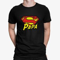 Camiseta Masculina Premium Algodão Dia Dos Pais Super Papa Camiseta Masculina Premium Algodão Dia Dos Pais Super Papa