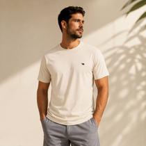 Camiseta Masculina Premium Tryde em Algodão Egípcio Off White Lifestyle Esportivo TAMANHO:M Camiseta Masculina Premium Tryde em Algodão Egípcio Off White Lifestyle Esportivo TAMANHO:M