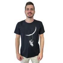 Camiseta Masculina Preta - Astronauta