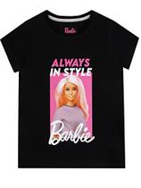 Camiseta masculina preta com estampa Barbie 5 - Babadinhos no ombro e estilo casual