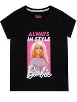 Camiseta Masculina Preta com Estampa Barbie - Babadinhos no Ombro e Estilo Casual