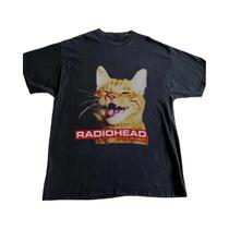 Camiseta Masculina Preta De Verão Radiohead the Bend Funny Retro Fashion Unissex De Manga Curta