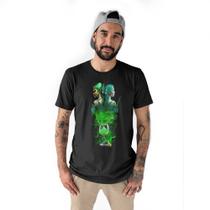 Camiseta Masculina Preta Drink Absinto Brisa Fadas Verdes - Hipsters