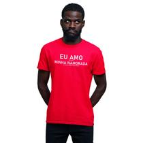Camiseta Masculina Preta Eu Amo Minha Namorada Camiseta Masculina Preta Eu Amo Minha Namorada