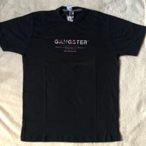 Camiseta Masculina Preta Gangster G Camiseta Masculina Preta Gangster G