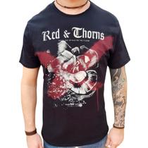 Camiseta Masculina Preta M Red Biotwo Camiseta Masculina Preta M Red Biotwo