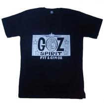 Camiseta masculina preta musculação Goz Spirit model Five Star