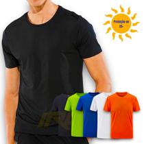 Camiseta Masculina PROTEÇÃO SOLAR UV MANGA CURTA Praia Academia Corrida 506