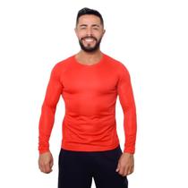 Camiseta Masculina Proteção UV50+ Blusa Manga Longa Dry Segunda Pele
