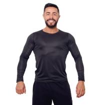 Camiseta Masculina Proteção UV50+ Blusa Manga Longa Dry Segunda Pele - FRV Moda Fitness