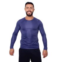 Camiseta Masculina Proteção UV50+ Blusa Manga Longa Dry Segunda Pele