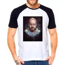 Camiseta Masculina Raglan Branca Breaking Bad 07