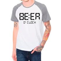 Camiseta Masculina Raglan Branca Cerveja Beer Cervejeiro 01