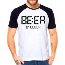 Camiseta Masculina Raglan Branca Cerveja Beer Cervejeiro 01