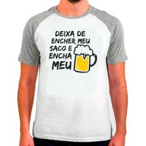 Camiseta Masculina Raglan Branca Cerveja Beer Cervejeiro 04