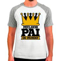 Camiseta Masculina Raglan Branca Dia dos Pais Paizão Papai17
