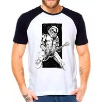 Camiseta Masculina Raglan Branca Star Wars 08 - DESIGN CAMISETAS