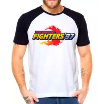 Camiseta Masculina Raglan Branca The King Of Fighters 97