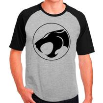 Camiseta Masculina Raglan Cinza Desenho Thundercast 02