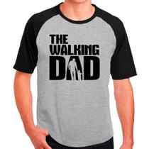Camiseta Masculina Raglan Cinza Dia dos Pais Paizão Papai 15