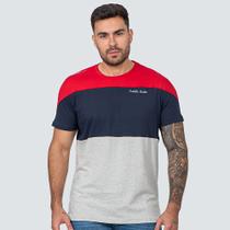 Camiseta Masculina Raglan Com Recorte 9564-