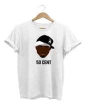 Camiseta Masculina Rapper Gringo Rap 50 Cent